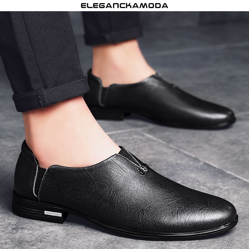 wygodne mokasyny męskie modne buty eleganckie czarne
